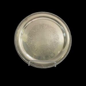 Vintage SF Co. 
Silver Plate Serving Tray